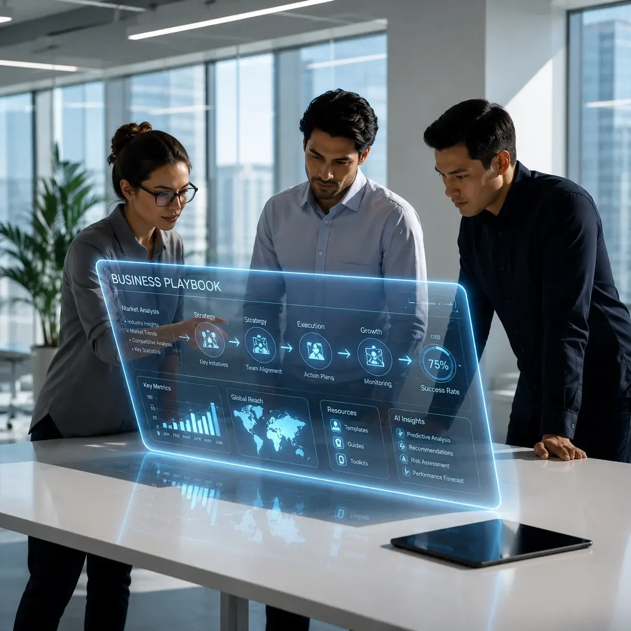 Business consulting and enterprise operations technology