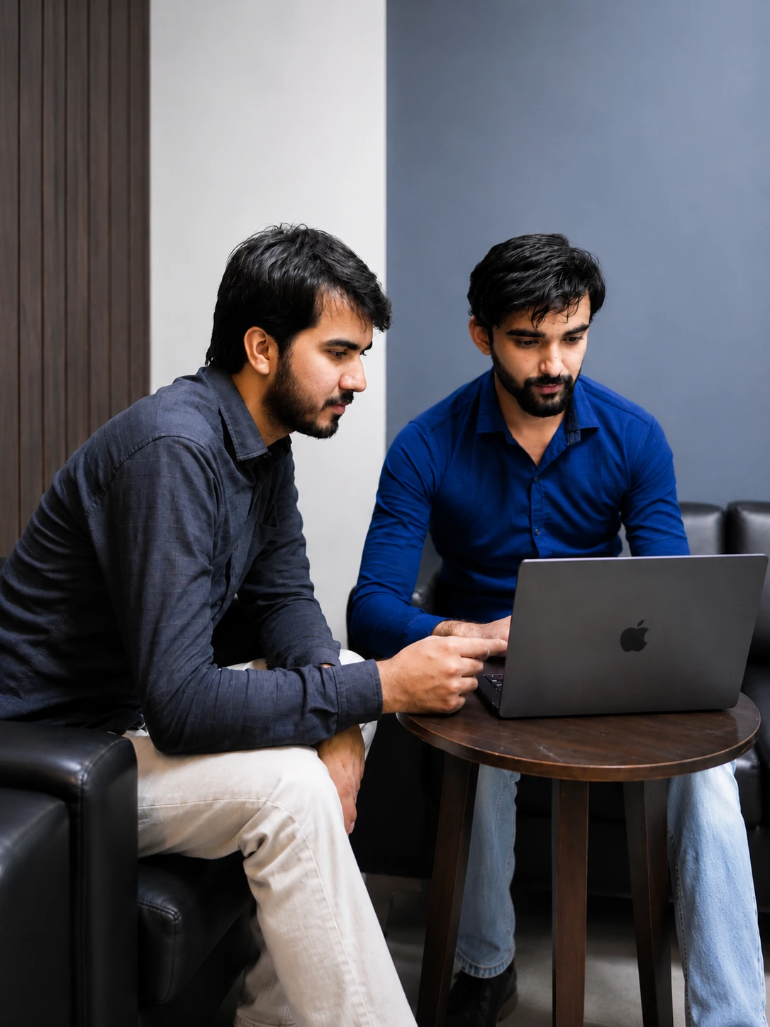 Team collaborating with AI systems and agents